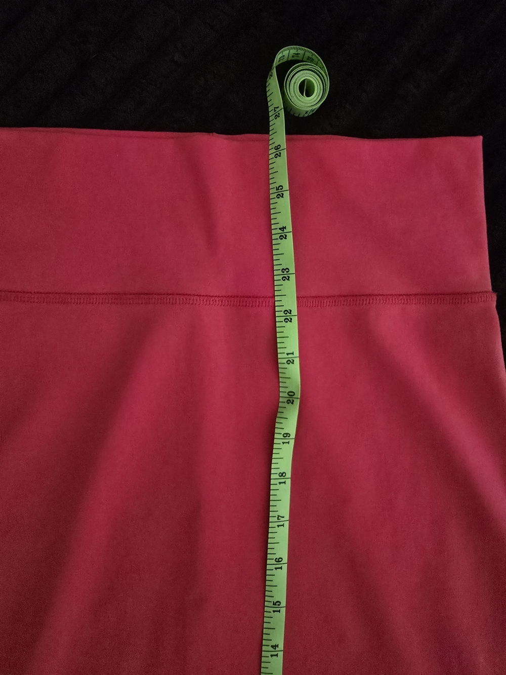 Vtg BEBE Pink High Waisted Bodycon Midi Skirt Sz M Made in USA